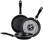 MAGEFESA Black Juego de 3 sartenes (24/26/28) cm, exterior color