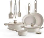MONIX Denmark Bateria de cocina 10 piezas, Aluminio Fundido con Antiadherente,