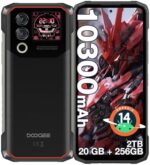 DOOGEE Blade 10 MAX Móvil Rugerizado Android 14, 20GB+256GB/2TB, 10300mAh Movil