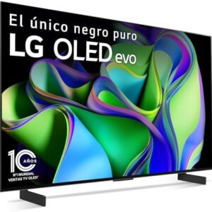 LG OLED42C35LA 42", 4K OLED EVO, Smart TV, webOS23, Procesador Máxima Potencia,