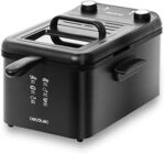 Cecotec Freidora eléctrica CleanFry Infinity 3000 Black freidora de 3 litros de