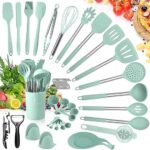 YUTUY Juego de utensilios de cocina de silicona, 51piezas, herramientas