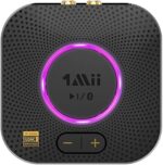 1Mii B06S+ LDAC Receptor Bluetooth 5.2 HiFi, Adaptador Audio Bluetooth con Aptx