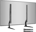 BONTEC Soporte TV Pie Universal Ajustable de 3 Niveles para Pantallas de LCD LED