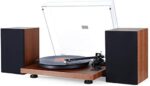 1 by One Tocadiscos Bluetooth con Sistema Hi-Fi con Altavoces de 36 vatios,