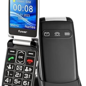 Funker E150 MAX Help Negro, Teléfono para Mayores, Más Fácil, Smart Help,
