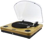 AIWA GBTUR-120WDMKII: Tocadiscos de Madera, Bluetooth, 3 velocidades, radio FM,