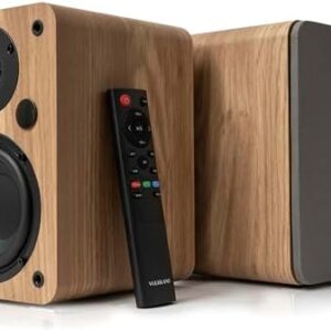 VULKKANO A4 Altavoces Autoamplificados con Woofer de 4", Bluetooth 5.0, Optica,