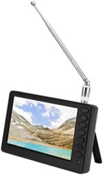 TV Digital Portátil, TV Digital HD de 5 Pulgadas 1080P con Interfaz Enriquecida
