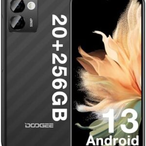 DOOGEE N50PRO Teléfono Móvil Libres, 20GB + 256GB/1TB TF Android 13 Moviles,Octa