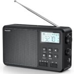 Raddy RF206 Radio Portátil de Onda Corta, Radio Digital, Receptor Am/FM, Altavoz