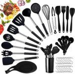 JOYBOY Utensilios Cocina de Silicona,37 Piezas uego de Utensilios de