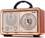 PRUNUS J-110 FM/Am/SW Radio Portatil Pequeña Bluetooth, Radio Vintage con