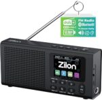 ZILON Radio Portatil Digital Dab+ FM Bluetooth Recargable Altavoz Compacta
